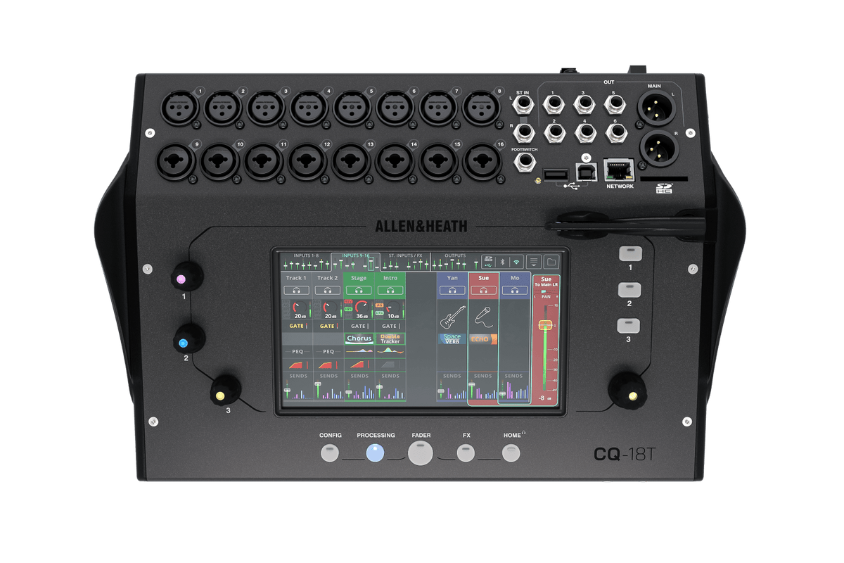 Allen & Heath CQ-18T 96kHz Compact Digital Mixer - product view 4