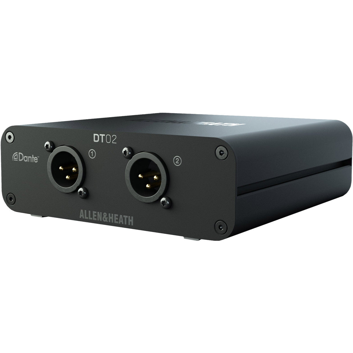 Allen & Heath DT02 Compact Dante Output Interface - front view