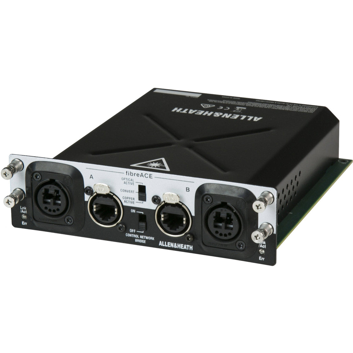 Allen & Heath fibreACE Card fibreACE Audio Networking Card - front view