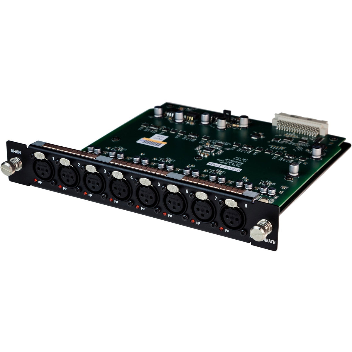 Allen & Heath M-AIN 8 Channel Analog Mic Line Input Module - front view