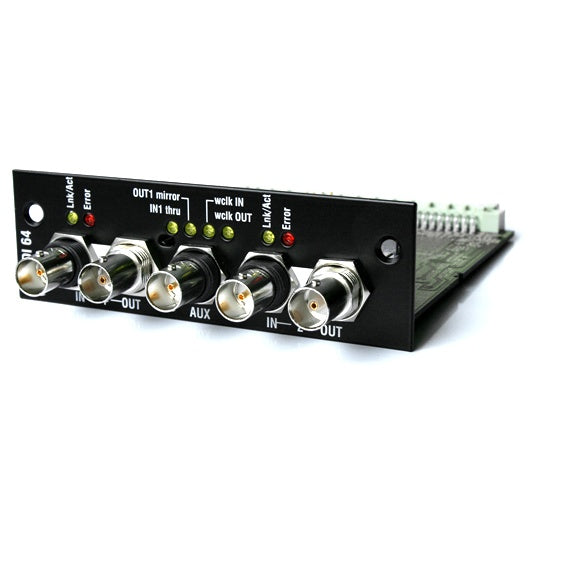Allen & Heath MADI2 Card AH-M-MADI2-A 64x64 MADI Interface Card - front view