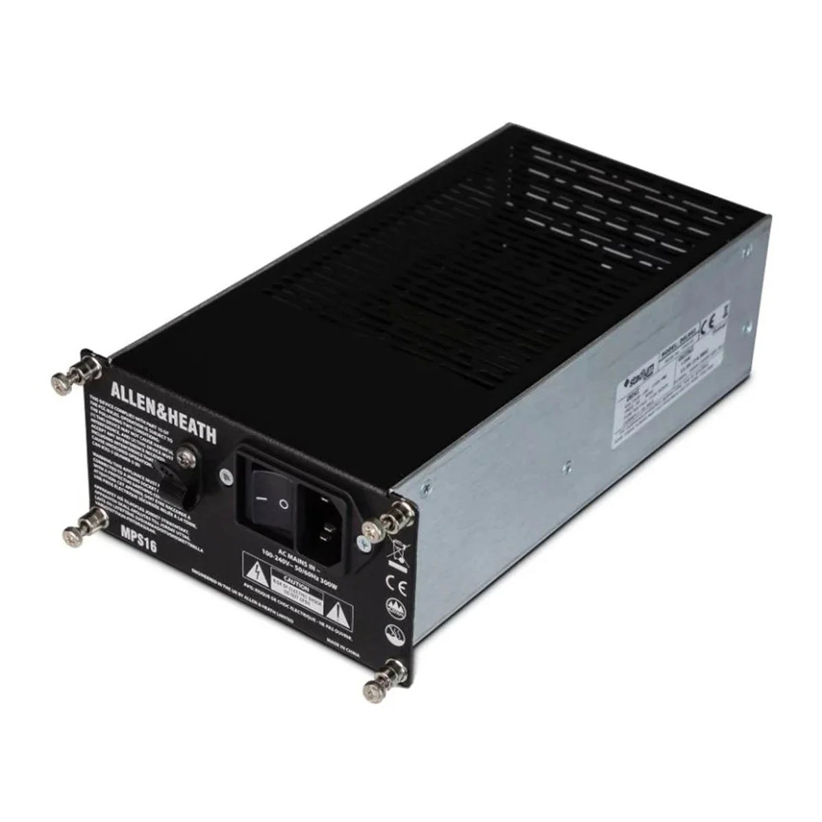 Allen & Heath MPS-16 Power Supply Touring Grade Redundant Hot Swap - front view