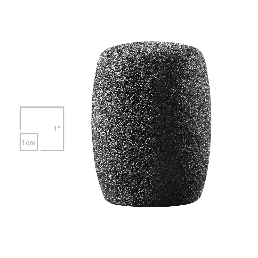 Audio-Technica AT8112 Large Cylindrical Foam Windscreen - front view