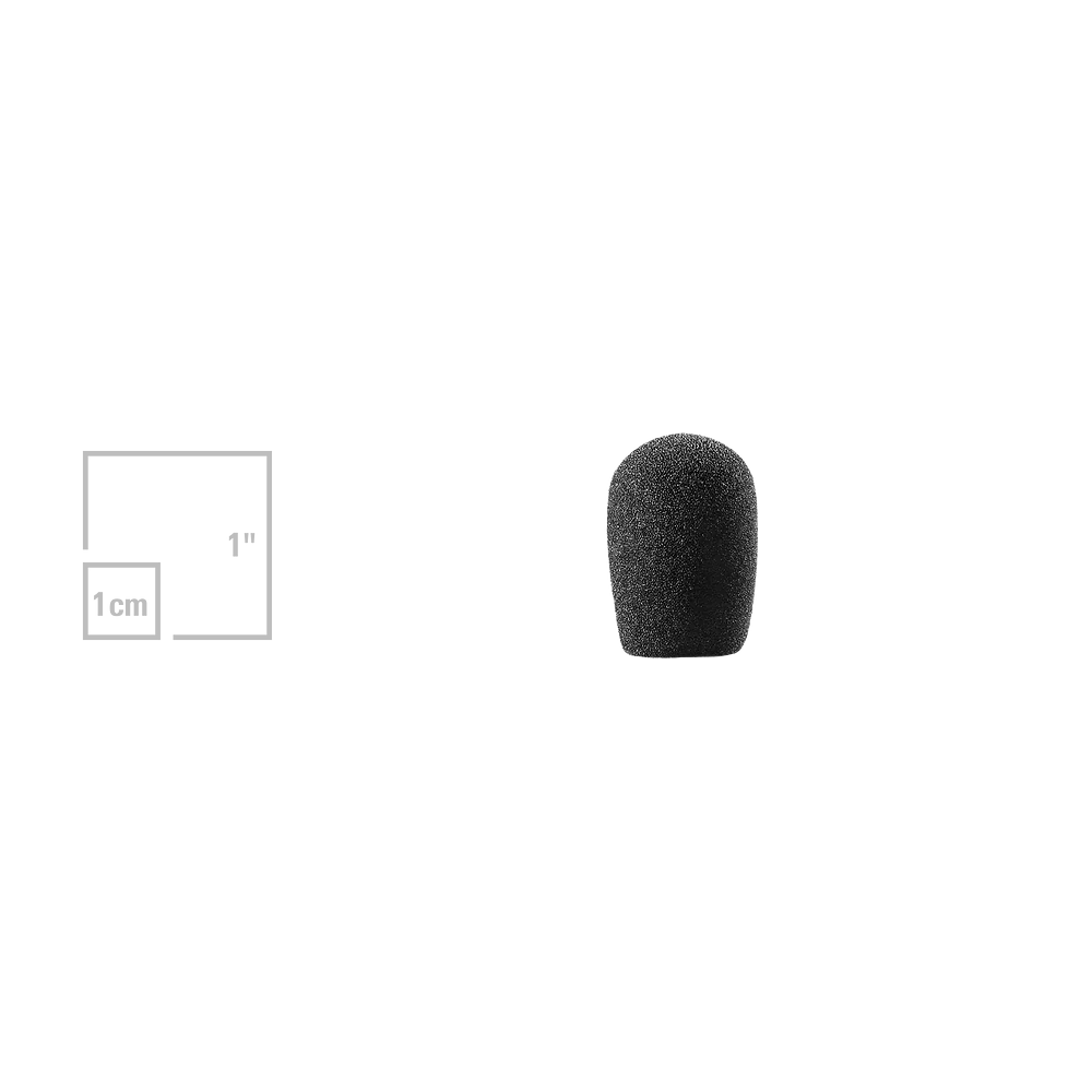 Audio-Technica AT8131 Miniature Foam Windscreen - front view