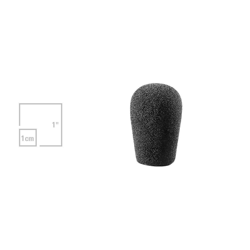Audio-Technica AT8159 Small Egg-Shaped Foam Windscreen - front view