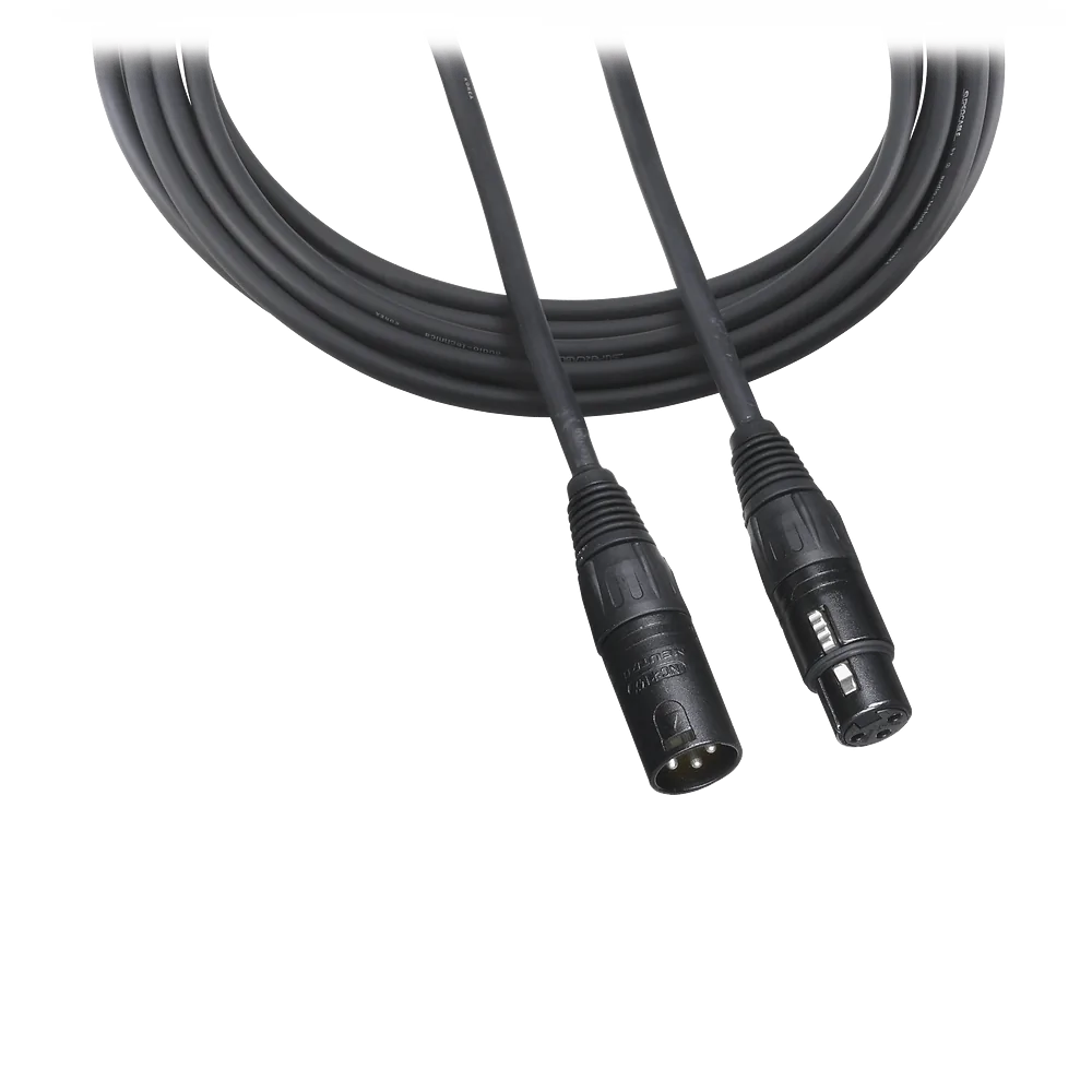 Audio-Technica AT8314-10 Premium XLR Microphone Cable, 10 ft (3 m) - front view