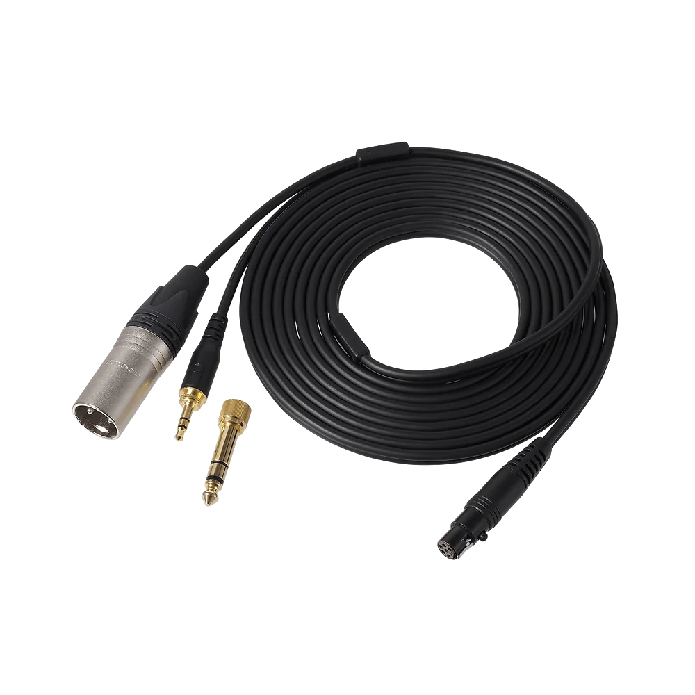 Audio-Technica BPCB2 Replacement Cable for BPHS2 Headset, XLRM - front view