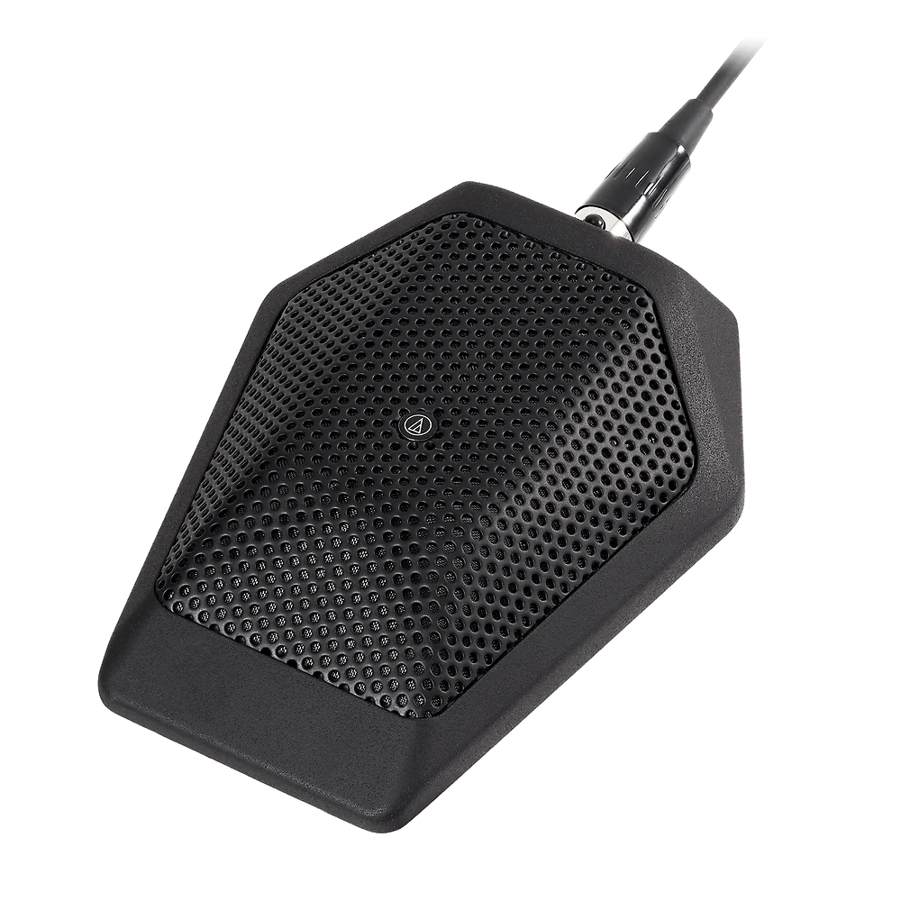 Audio-Technica U851Rb Cardioid Condenser Boundary Microphone, Black - front view