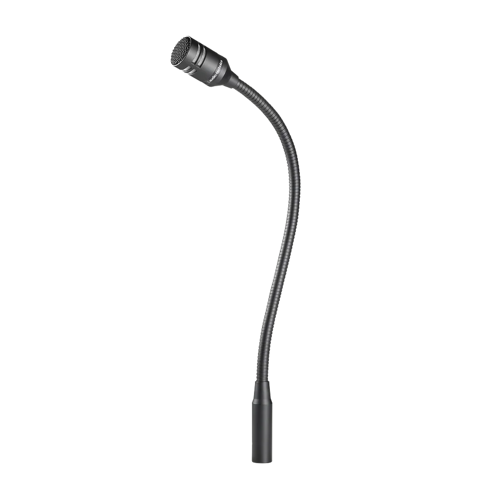 Audio-Technica U855QL Cardioid Dynamic Gooseneck Microphone - front view