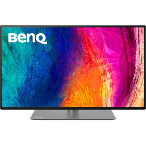 BenQ PD2725U: 27 Inch DesignVue 4K UHD P3 Thunderbolt 3 Mac Compatible Designer Monitor - front view (3 of 3)