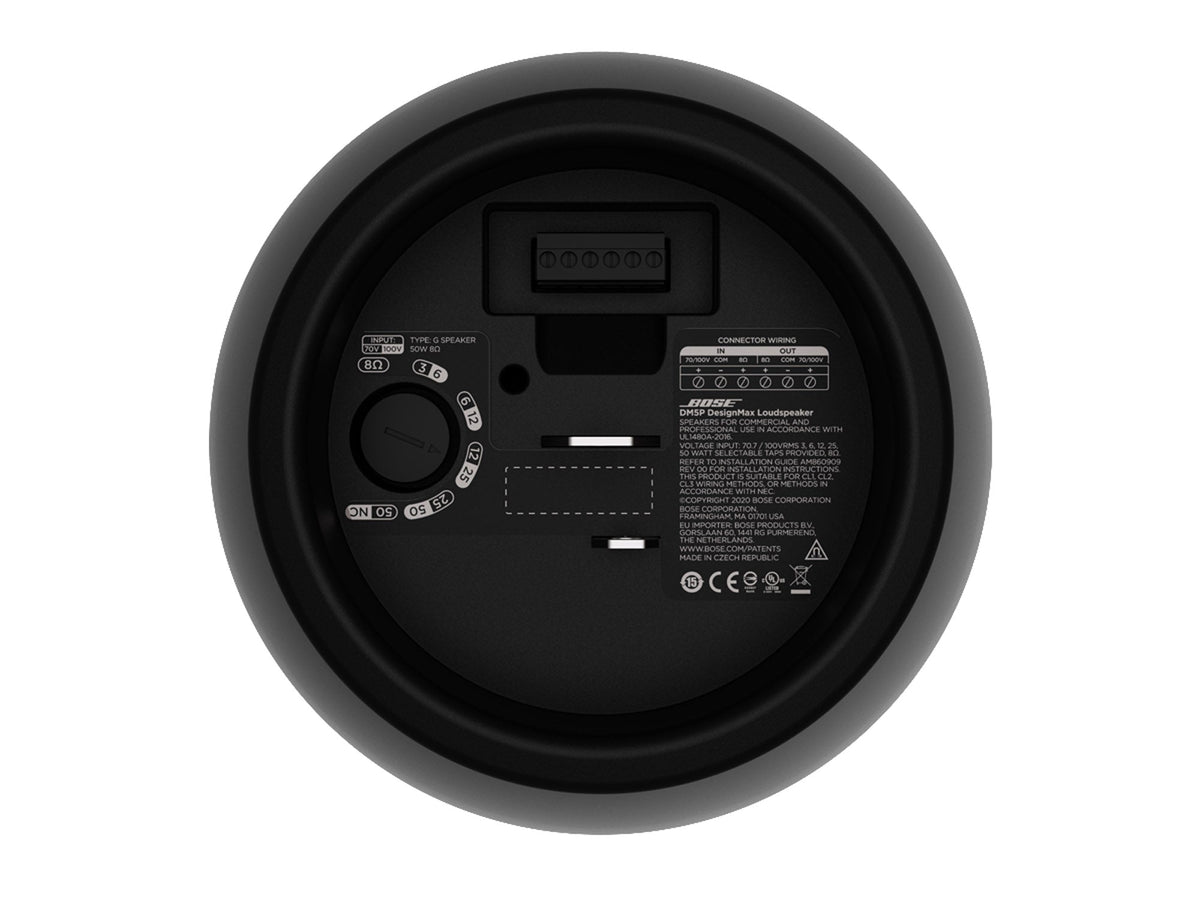 Bose DesignMax DM5P Black loudspeaker - rear view