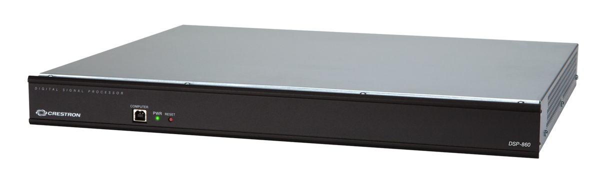 Crestron DSP-860 digital signal processor, front angle view