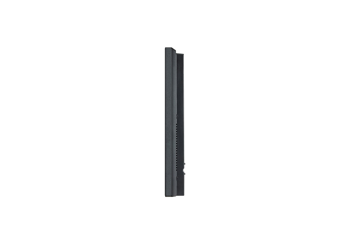 LG 32SM5J-B: 32 Inch Full HD Standard Signage Display with webOS 6.0 - side profile view