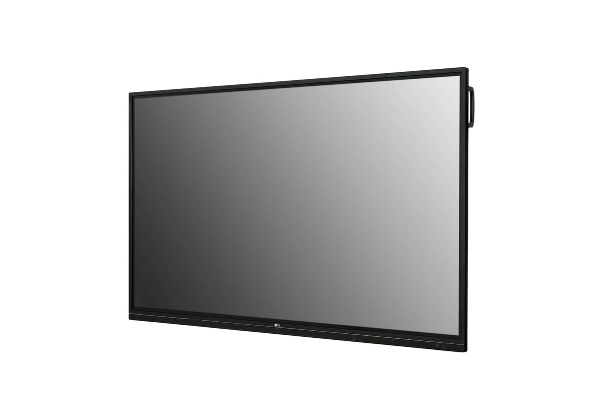 LG 55TR3BG: 55 Inch 4K UHD Interactive Digital Board - side profile view (2 of 2)
