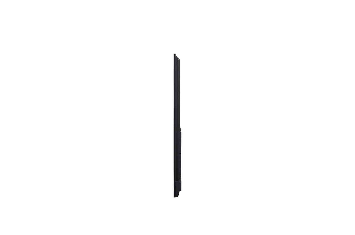 LG 55UL3Q-E: 55 Inch Even Bezel UHD Signage Display with Up/Down Tilt - side profile view (2 of 2)