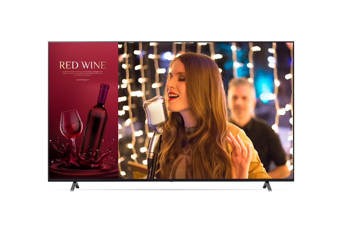 LG 75UN640S: 75 Inch UHD TV Signage Display - front view