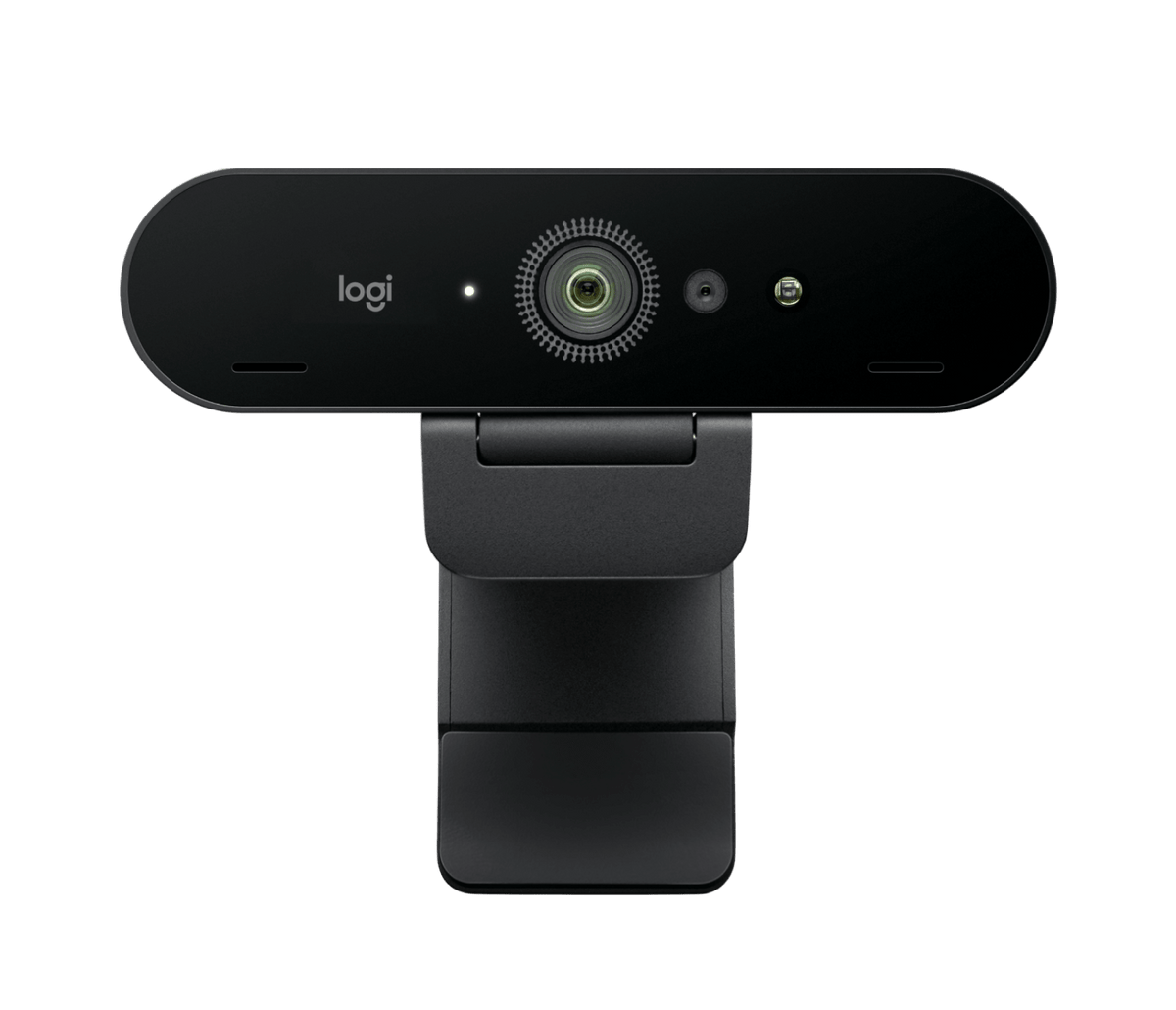 Logitech Brio 4K: Ultra HD Webcam with HDR and RightLight 3 - front view