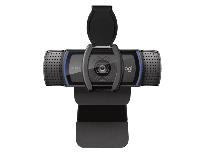 Logitech C920e: Full HD 1080p Business Webcam with RightLight 2 - front view