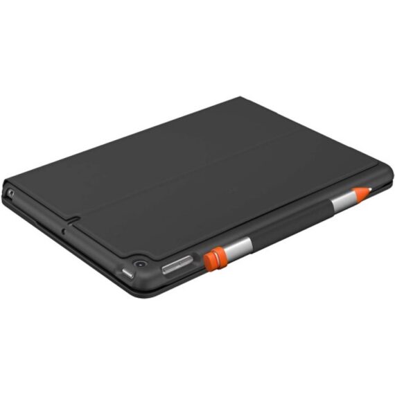 Logitech Slim Folio: iPad Air 3rd Gen Bluetooth Keyboard Case - rear view