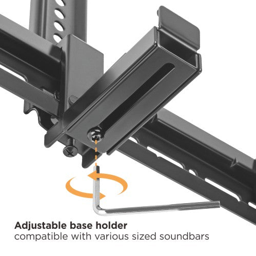 Lumi SB-68 soundbar bracket adjustment feature detail
