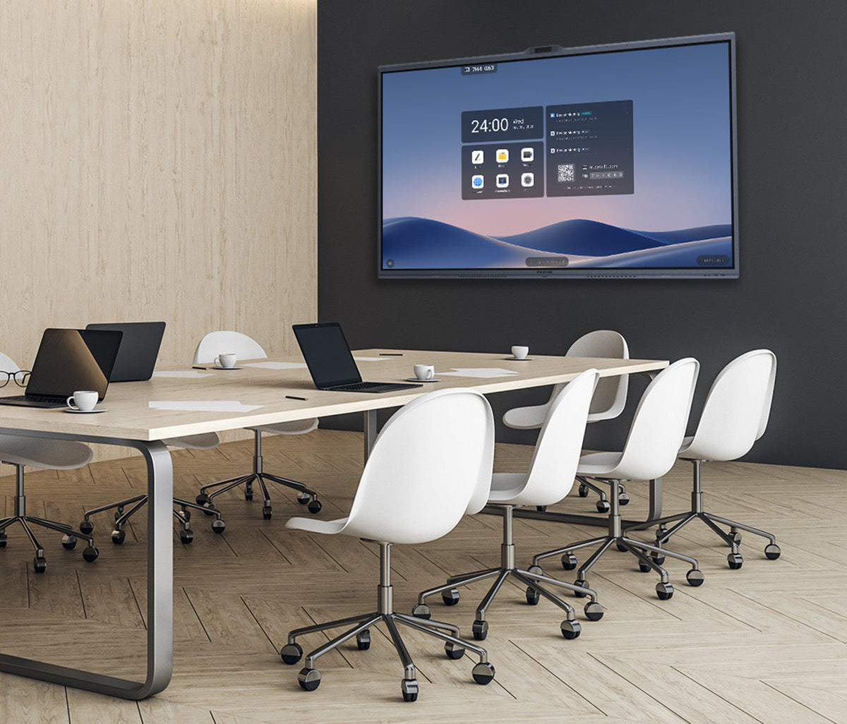 MaxHub V5550: XBoard V7 Series 55 Inch All-in-One Interactive Display - in-use view