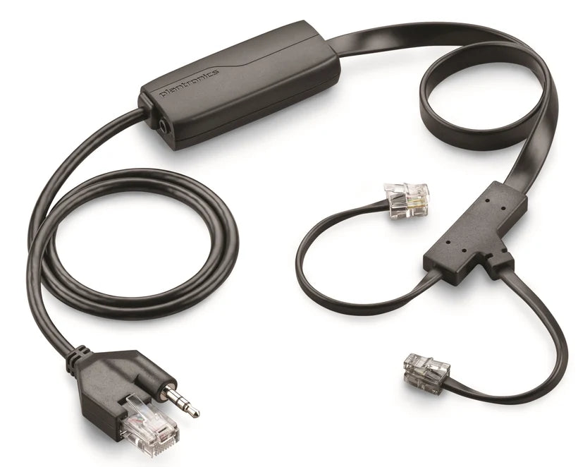 Poly APC-43: Electronic Hook Switch Adapter for Wireless Headsets - angled view