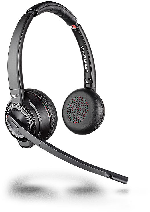 Poly Savi 8220: DECT Wireless Headset - front view