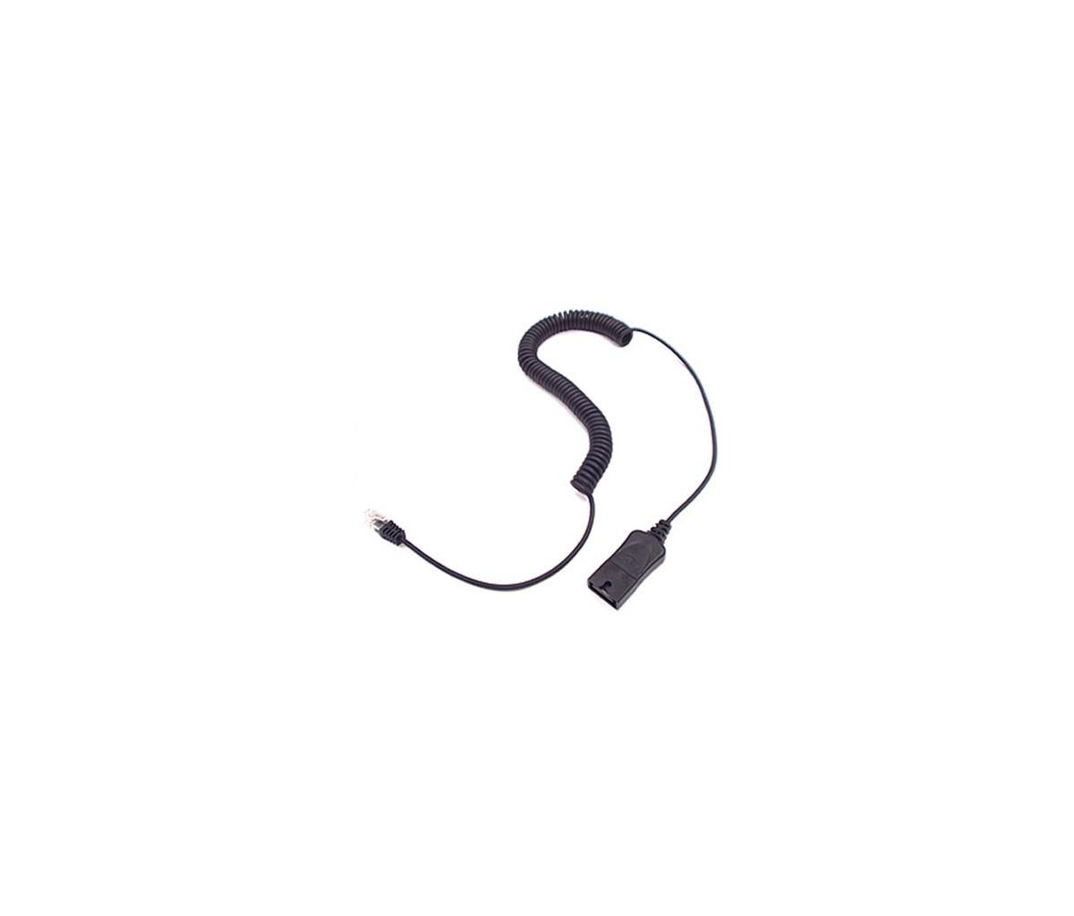 Poly U10P: Replacement Headset Cable for Desk Phones - front view