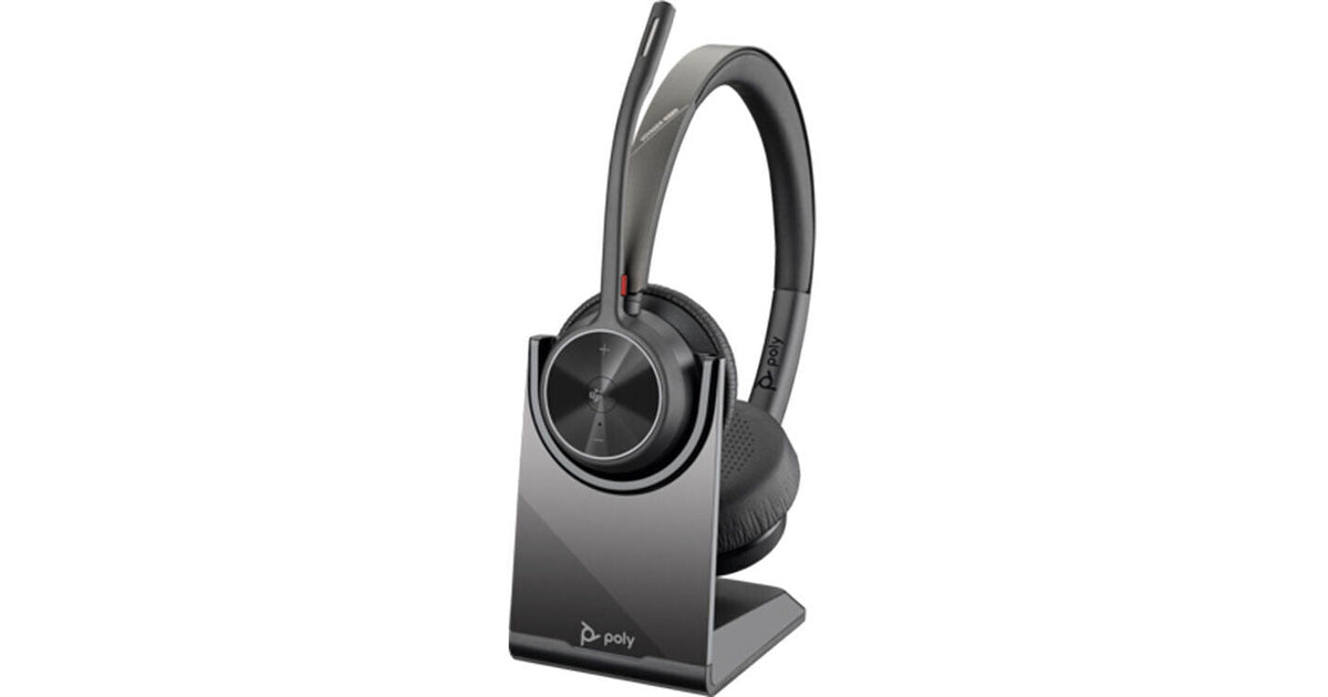 Poly Voyager 4320: Bluetooth Wireless Headset - with accessories
