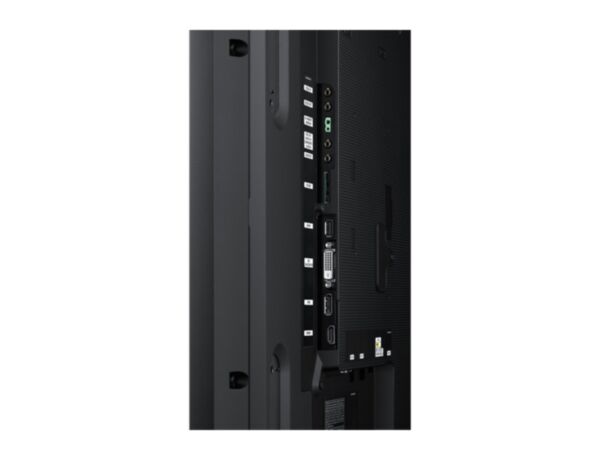 Samsung DB55E: 55 Inch Slim Direct-Lit LED Business Display - ports and connectivity close-up