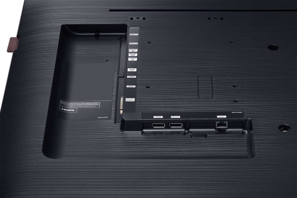 Samsung PM43F: 43 Inch PMF Full HD LED Display - ports and connectivity close-up