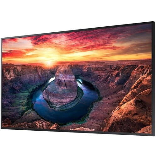 Samsung QM65B: 65 Inch QMB Series 500-Nit 4K UHD Signage Display - angled view