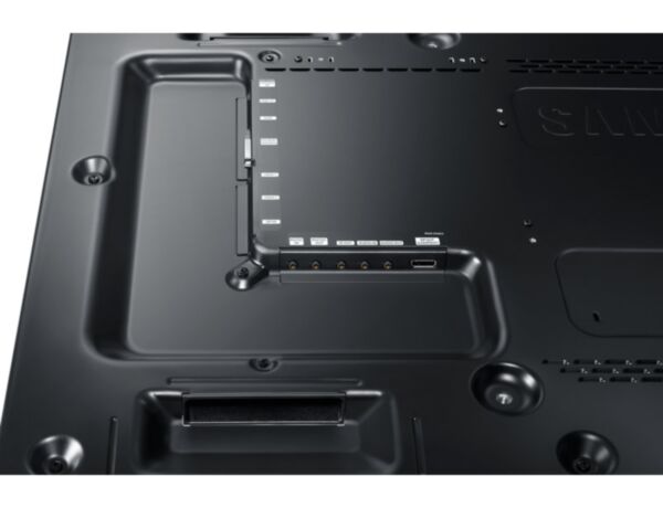Samsung UH46F5: 46 Inch Slim-Depth High-Brightness Video Wall Display - ports and connectivity close-up