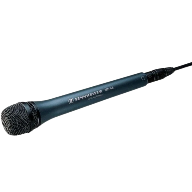 Sennheiser MD 46 dynamic microphone - front view