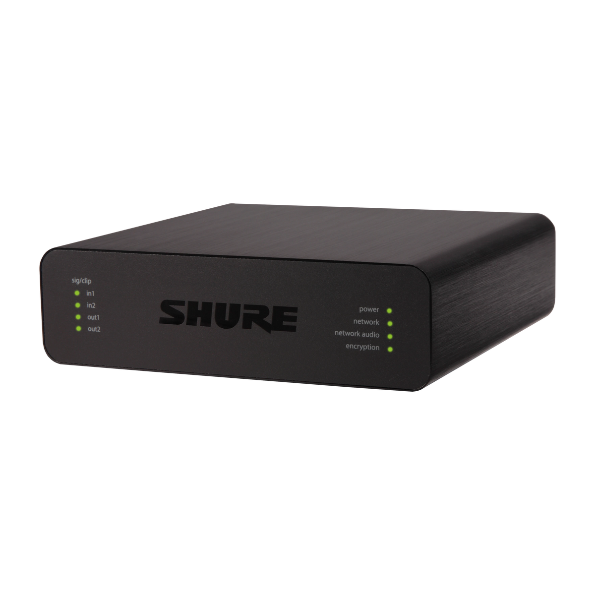 Shure ANI22-BLOCK 2-In 2-Out Analog and Dante Interface, Block - product view 4