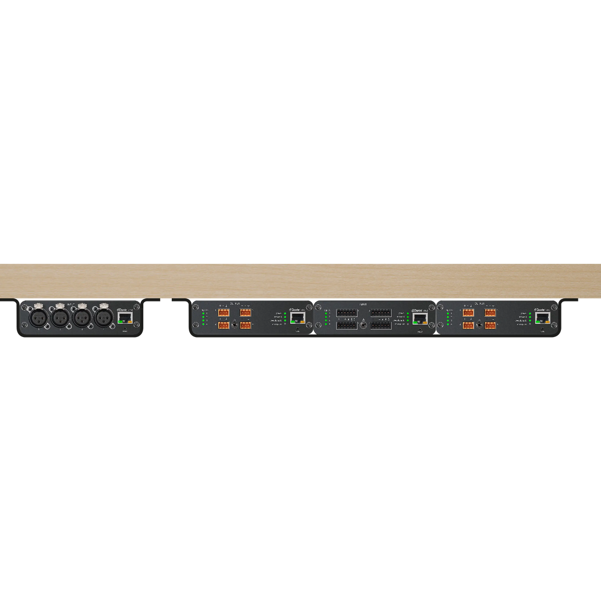 Shure ANI4OUT-BLOCK 4-Channel Dante to Analog Interface, Block - product view 5