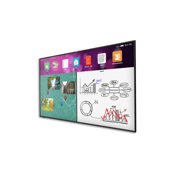 SMART SBD-2075P: 75 Inch 4K UHD Non-Touch Display - angled view (2 of 2)