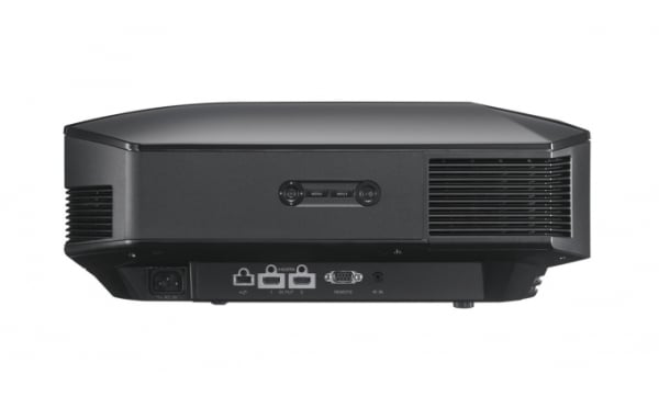 Sony VPL-HW45ES home cinema projector - rear view with connections