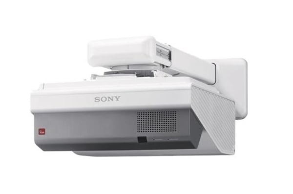 Sony VPL-SW631C ultra short throw projector - angled view