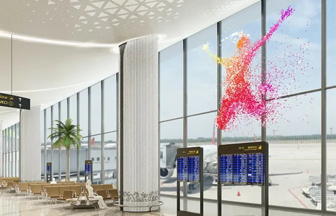 Unilumin Umesh UVF Series Glass Facade Transparent LED Display - product view 5