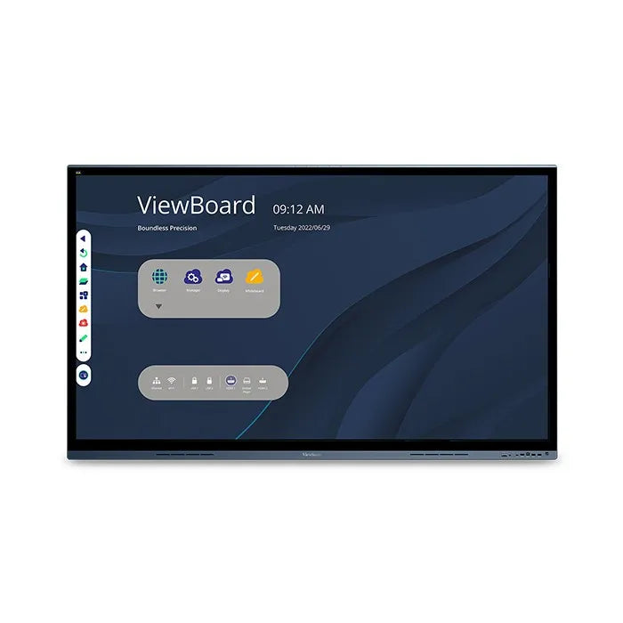 ViewSonic IFP8662 86 Inch 4K PCAP Interactive Display - front view