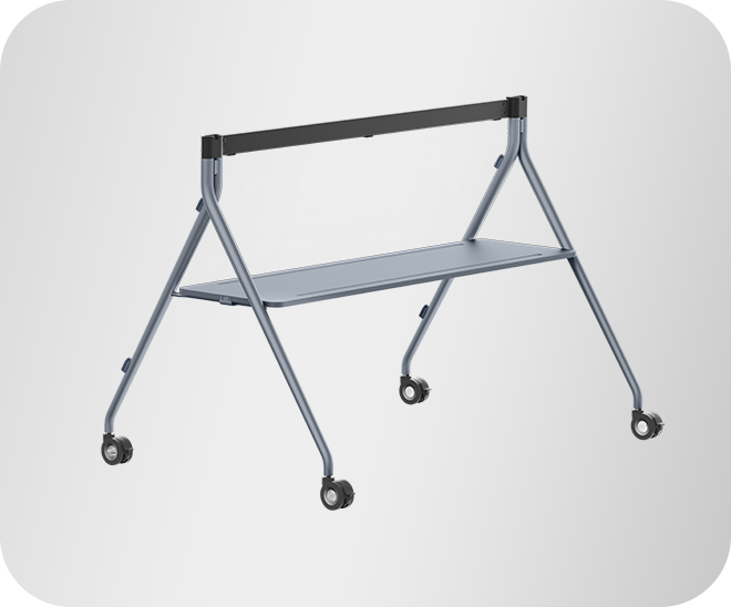 Yealink MB-FS-P860T Floor Stand with Tray for MeetingBoard 86 Pro - product view 2