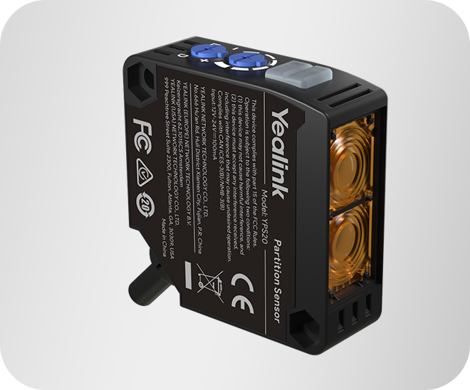 Yealink YPS20 Partition Sensor for Divisible Rooms - front view