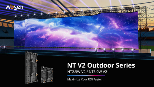 Absen NT3.9W V2 Outdoor Rental LED Display - front view