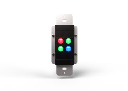 Allen & Heath AH-IP-4 White Four Button Wall Plate Remote Controller - product view 4