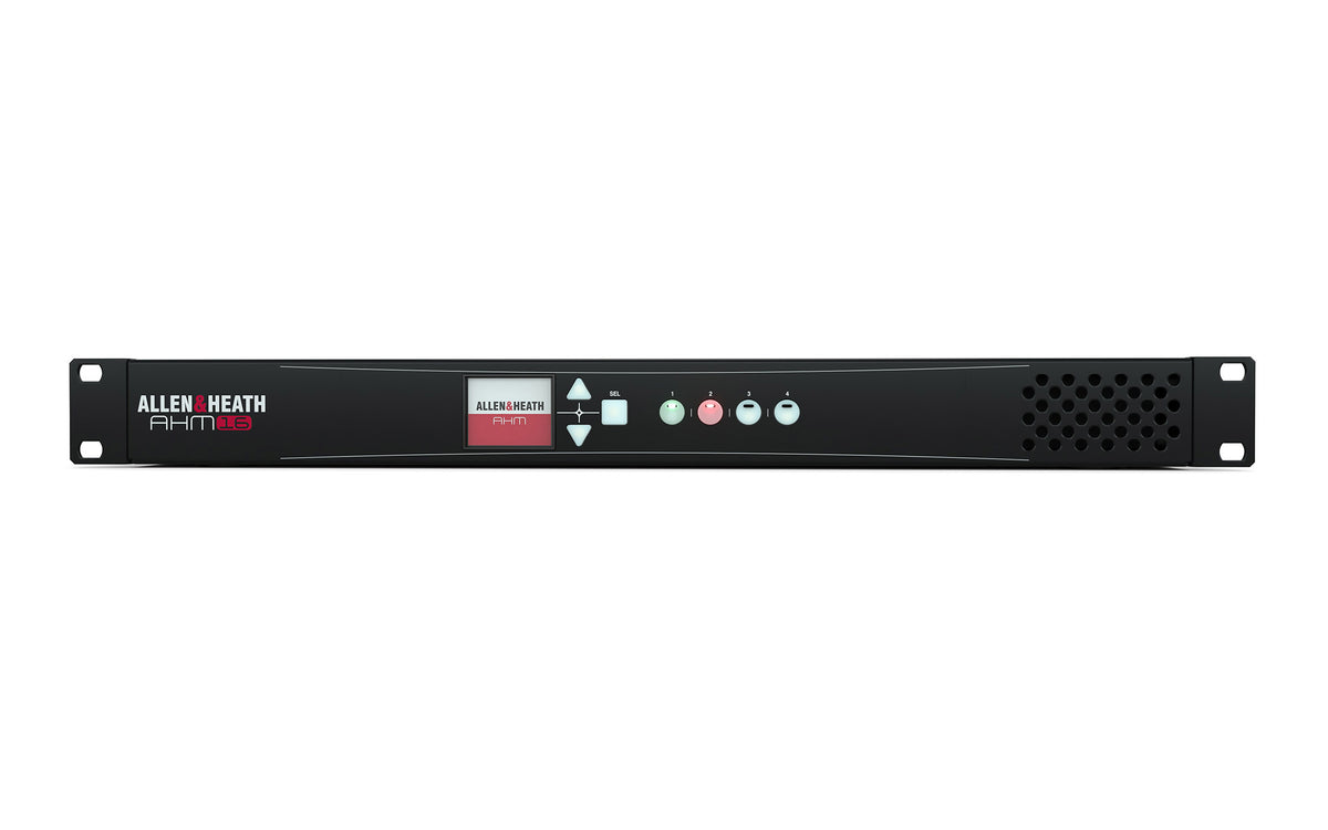 Allen & Heath AHM-16 16x16 Audio Matrix Processor for Single Room - front view
