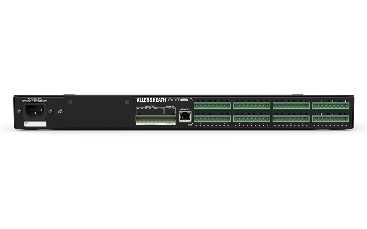 Allen & Heath AHM-32 Audio Matrix Processor with 96 kHz FPGA - product view 4