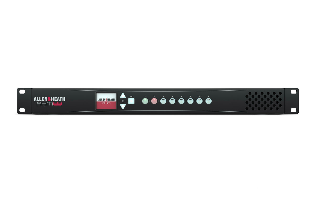 Allen & Heath AHM-32 Audio Matrix Processor with 96 kHz FPGA - front view