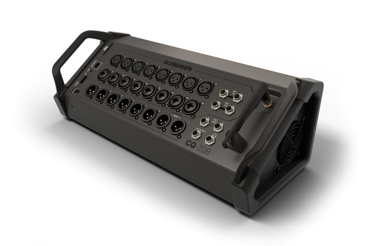Allen & Heath CQ-20B 96kHz Ultra Compact 20 In 8 Out Digital Mixer - front view