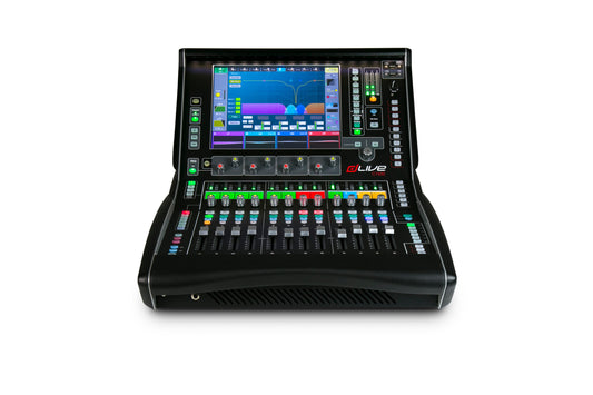 Allen & Heath dLive C1500 Compact C Class MixRack Control Surface - front view